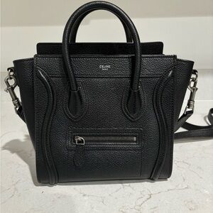 Celine Luggage Bag - Micro, Black